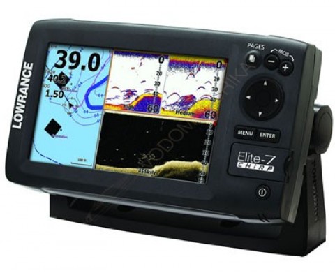 Картплоттер-эхолот Lowrance Elite-7 CHIRP (50/200+455/800kHz)